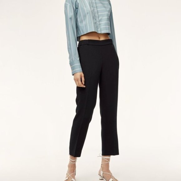 Aritzia Pants - Aritzia Wilfred Darontal Cropped Dress Pants